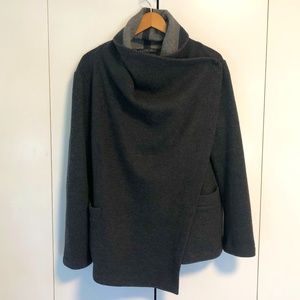 Lafayette 148 asymmetrical wool jacket